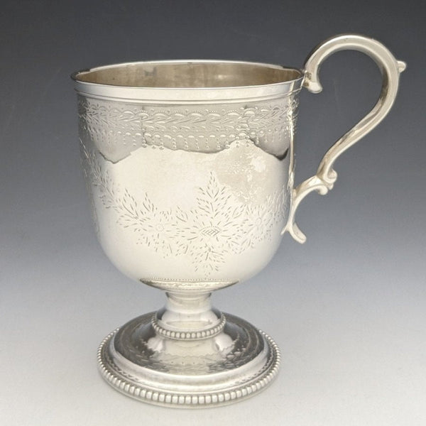 1862 年英國古董純銀(925 銀)馬克杯 133 克亨利威爾金森